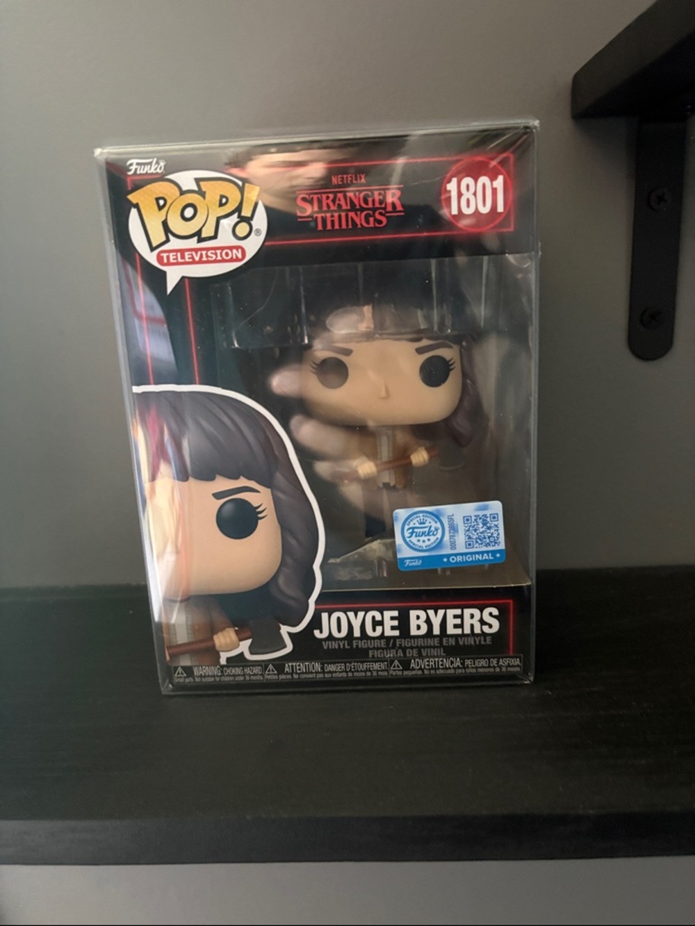 Funko Pop! Joyce Byers Vinyl Figure - Brown, Black